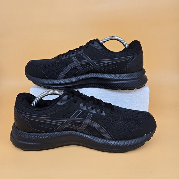 ASICS Gel-Contend 8 'Black Carrier Grey' Men's Running Shoes Size 9 - Picture 6 of 8